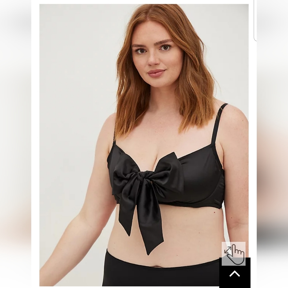 🖤🔥❤️ BIG BOW SATIN UNDERWIRE BRA⚡️ flash sale